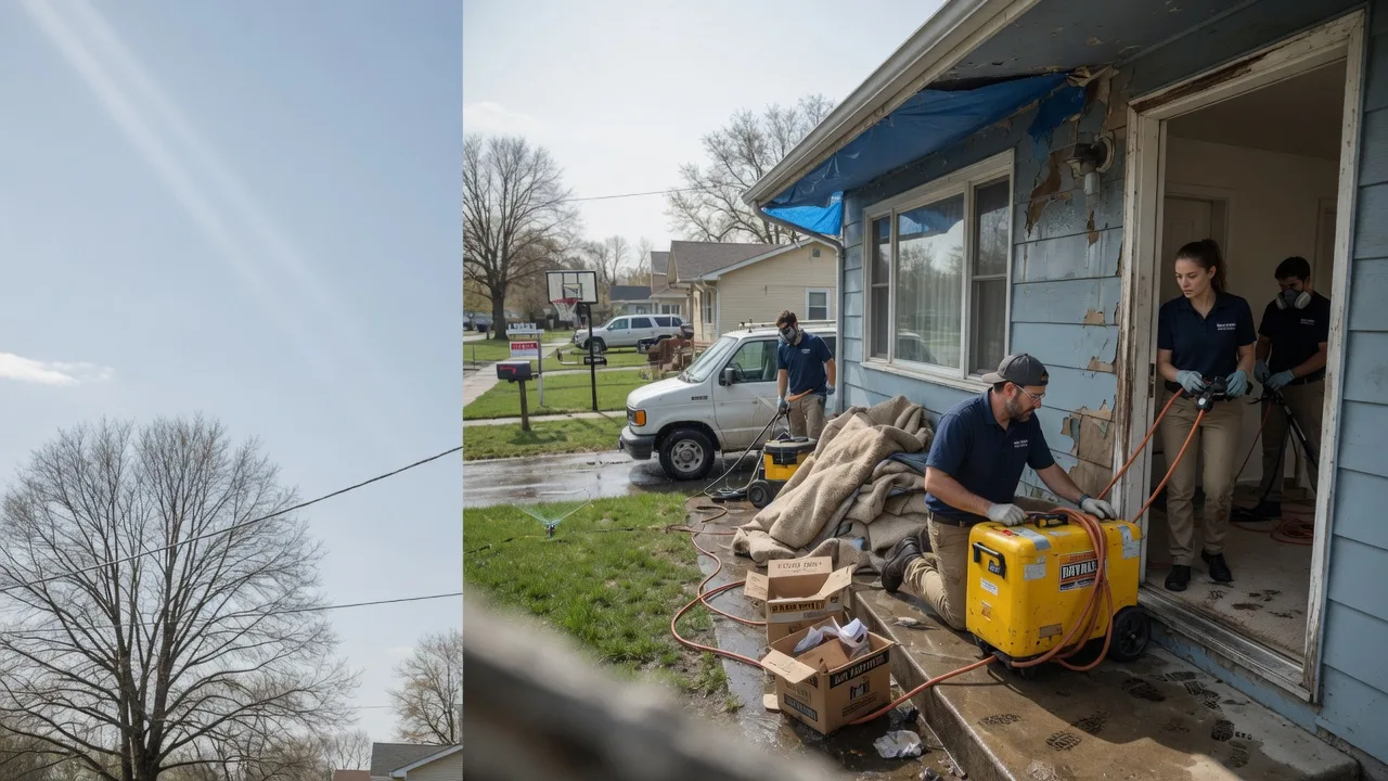 Basement Flood Cleanup in Hammondsville, OH near me
